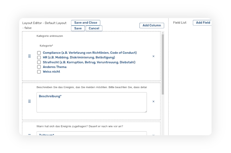 Anonymos Whistleblowing Platform Screenshot